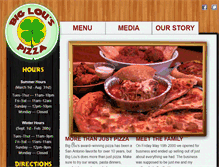 Tablet Screenshot of biglouspizza-satx.com